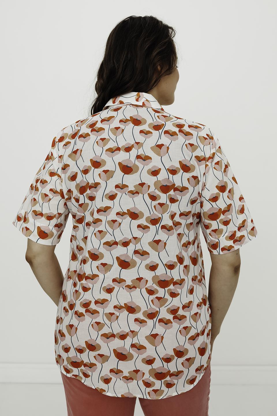 Блуза Erfo с маками