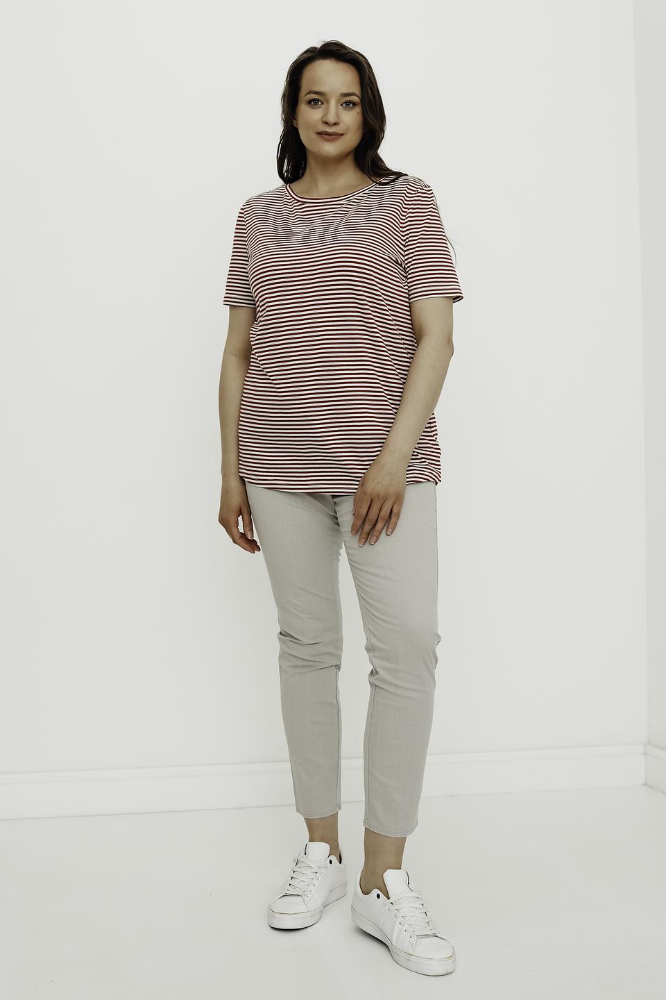 Футболка Gerry Weber в полоску красная