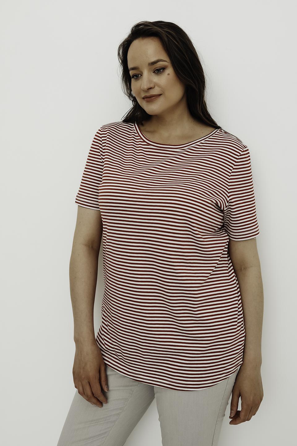 Футболка Gerry Weber в полоску красная