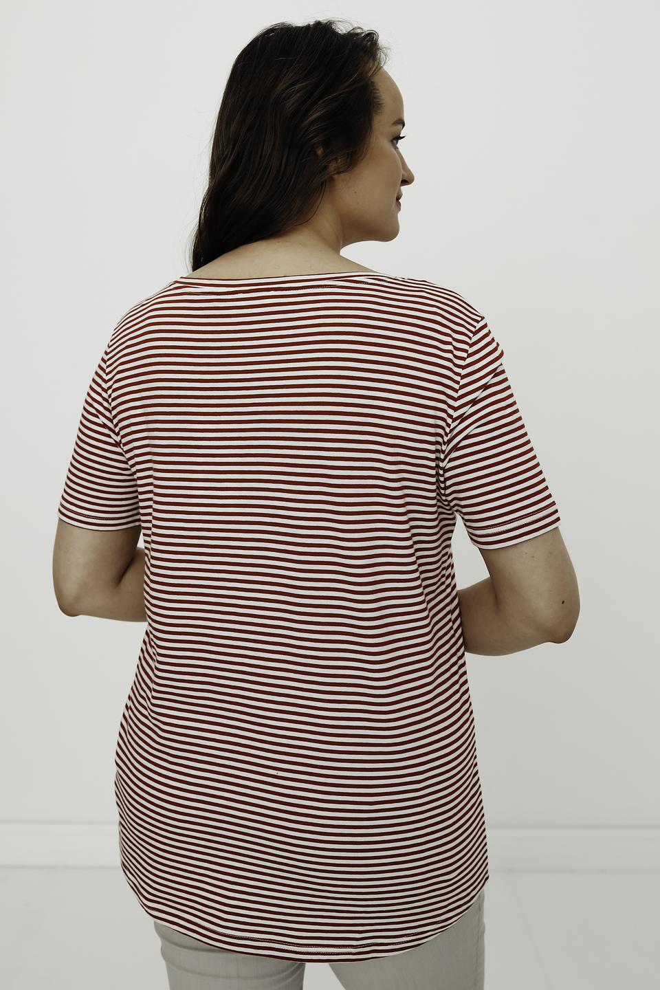 Футболка Gerry Weber в полоску красная