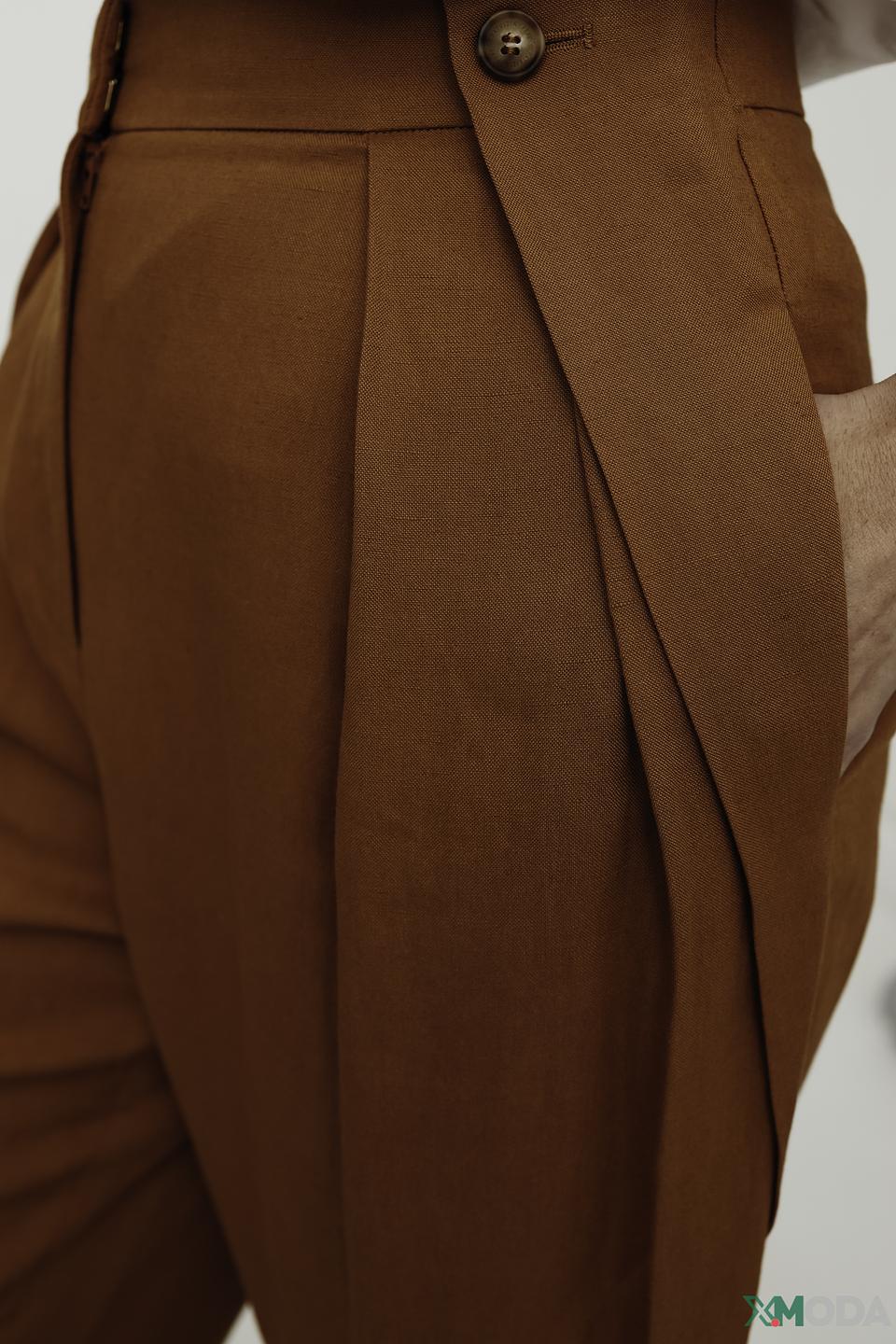 Брюки Patrizia Pepe терракотовые