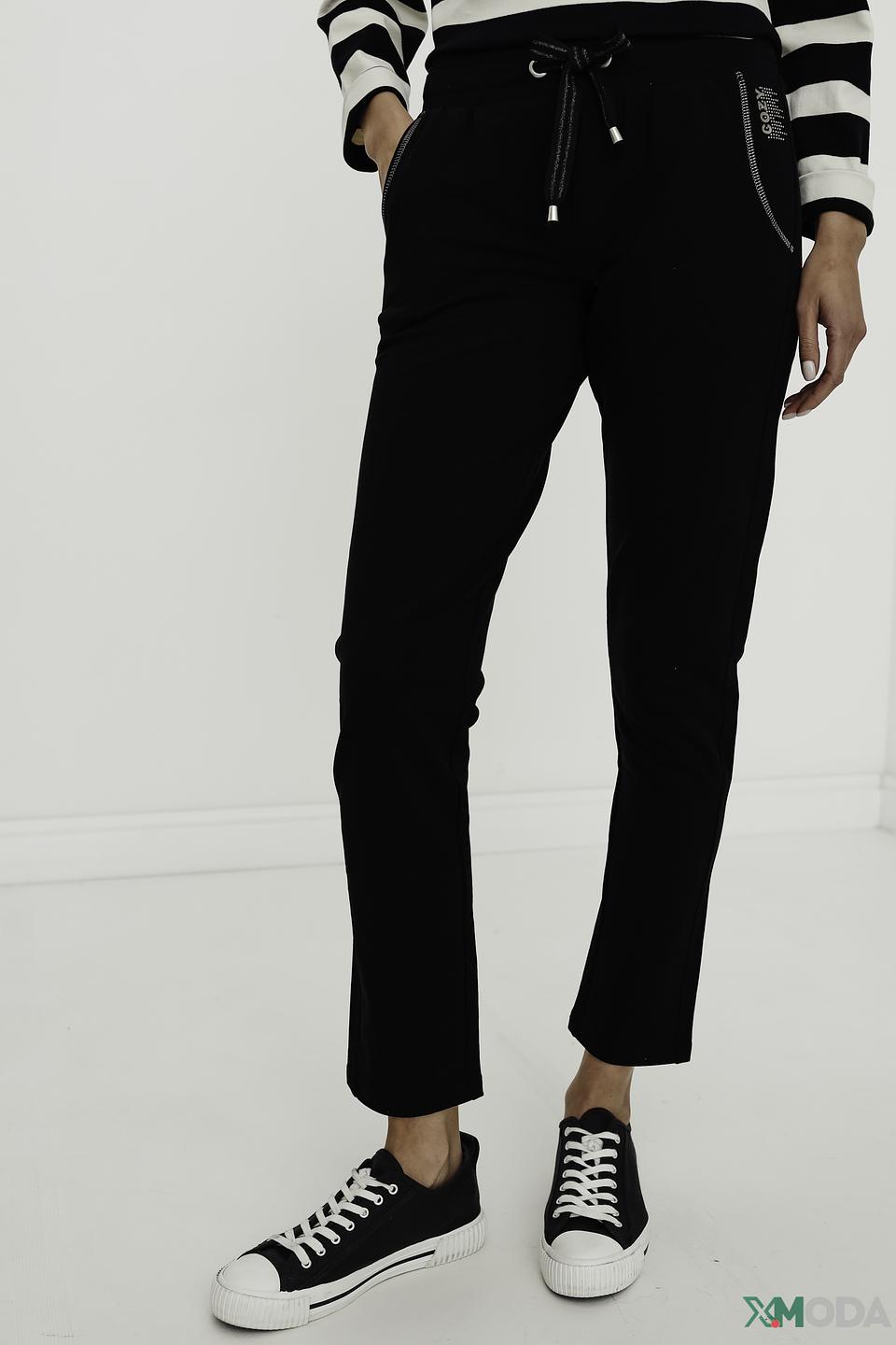 Брюки Betty Barclay черные с манжетами