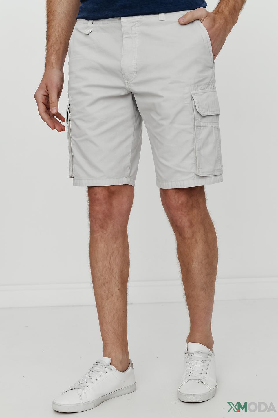 Шорты Bugatti серые карго