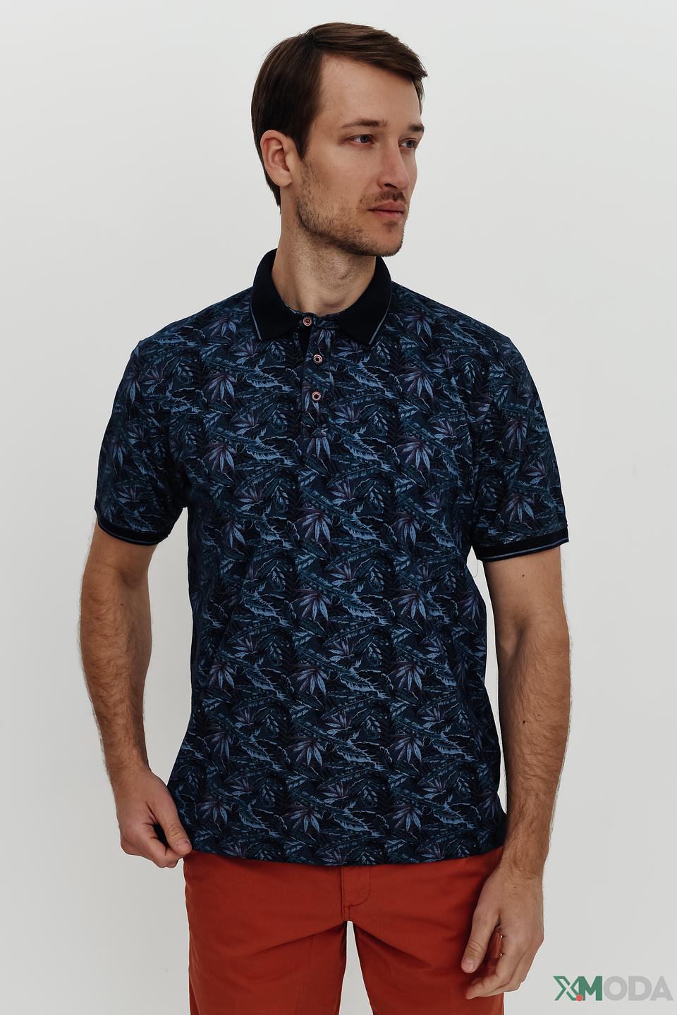 Поло Casa Moda с принтом