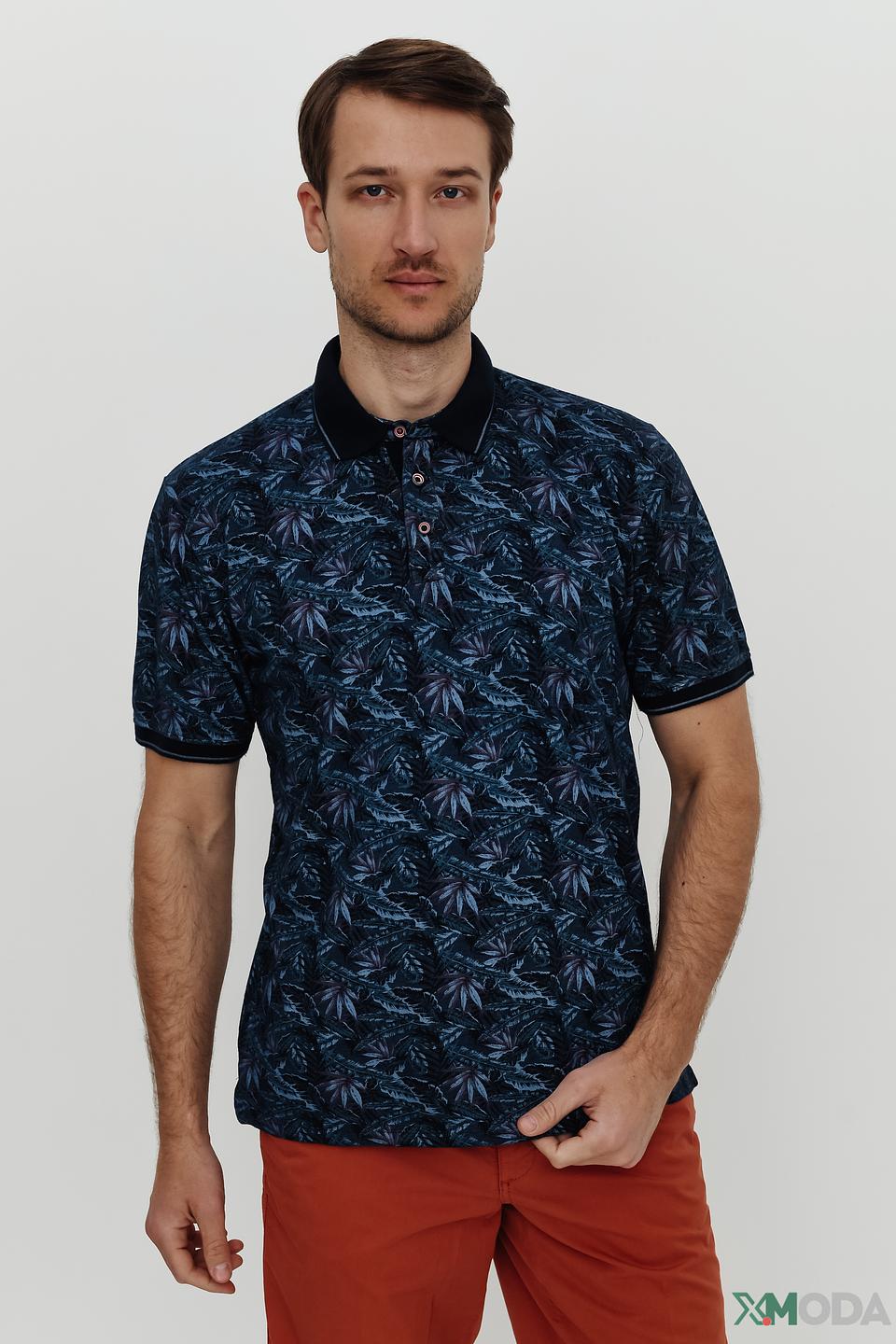 Поло Casa Moda с принтом