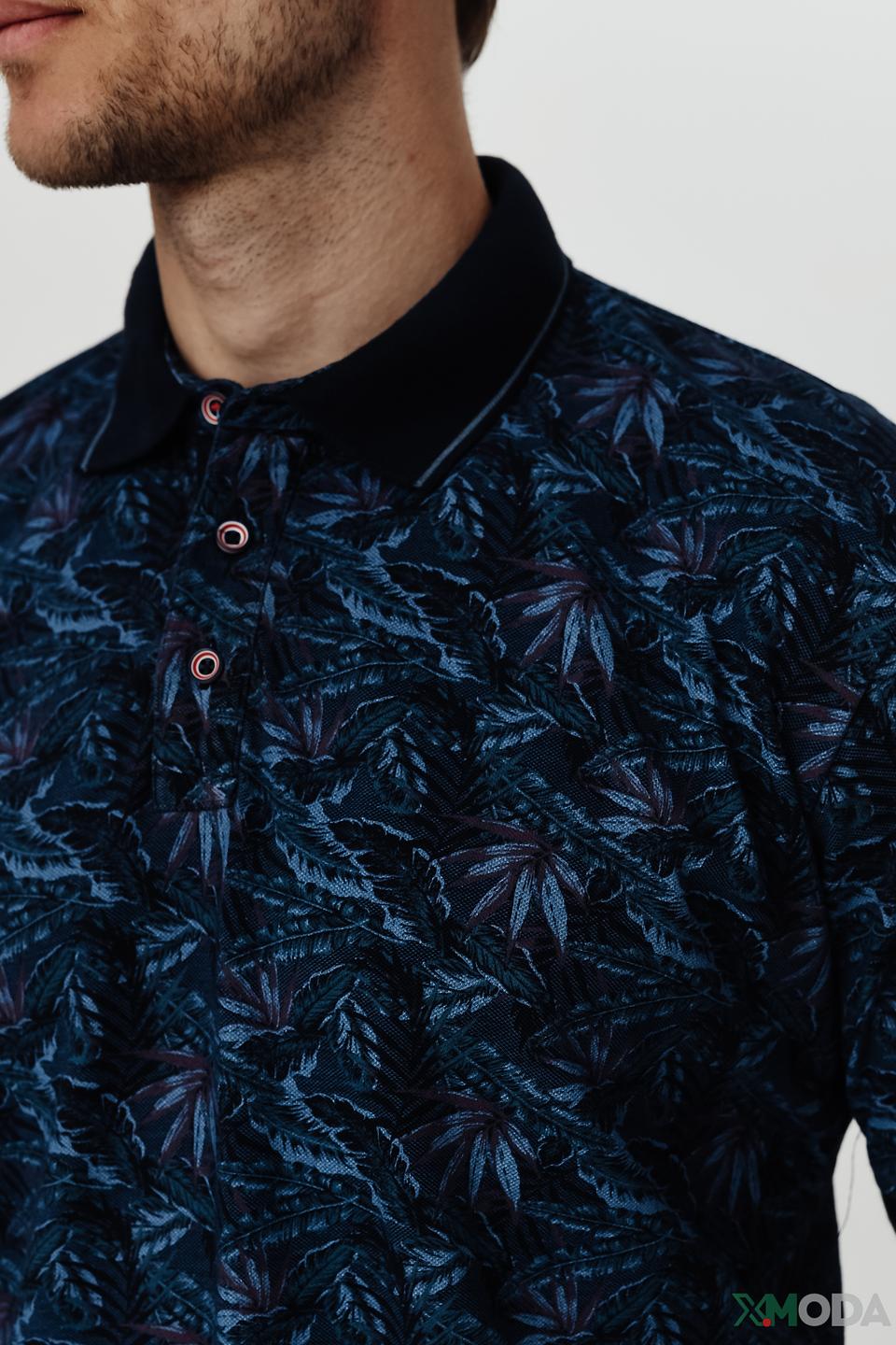 Поло Casa Moda с принтом