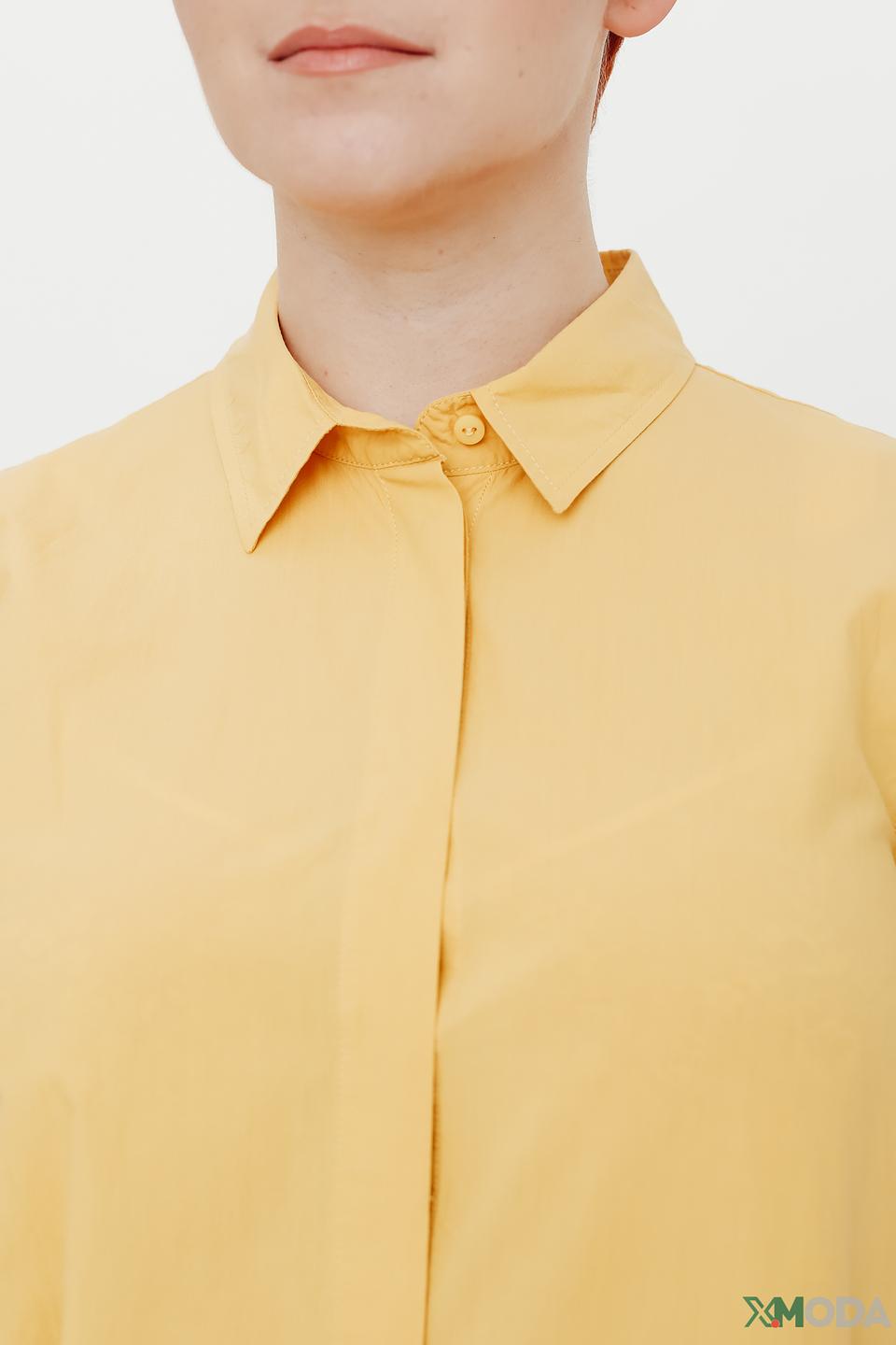 Блуза Gerry Weber желтая с коротким рукавом