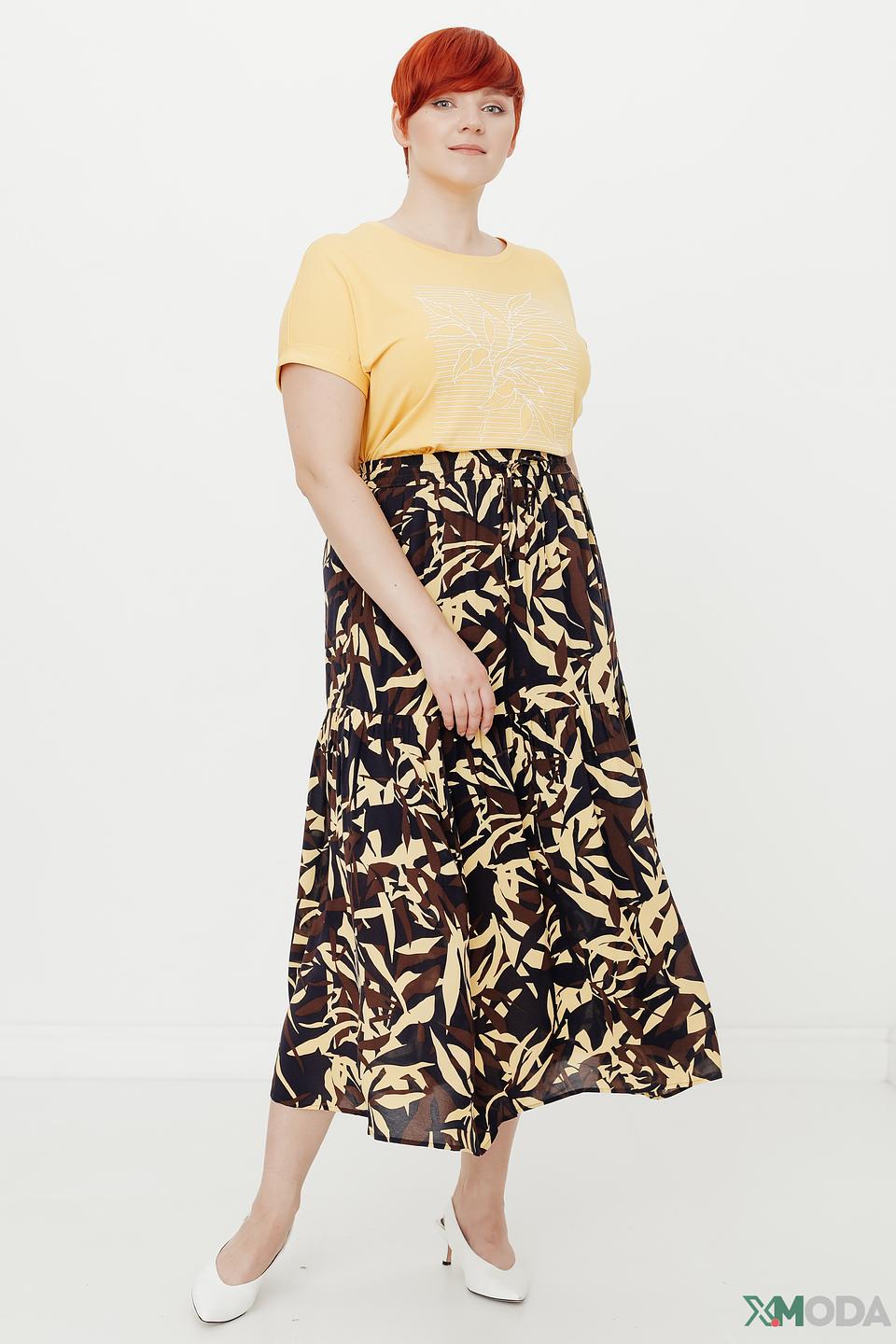 Футболка Gerry Weber с принтом жёлтая