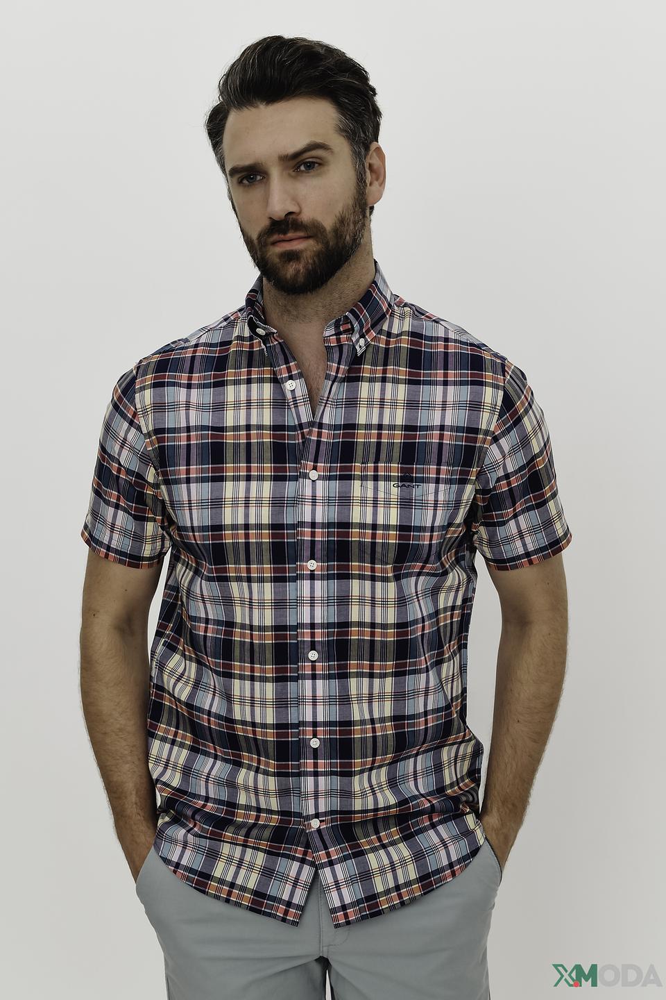 Рубашка Gant муж. в клетку