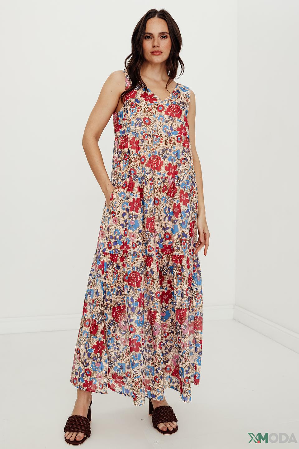 Платье Oui цветочный принт