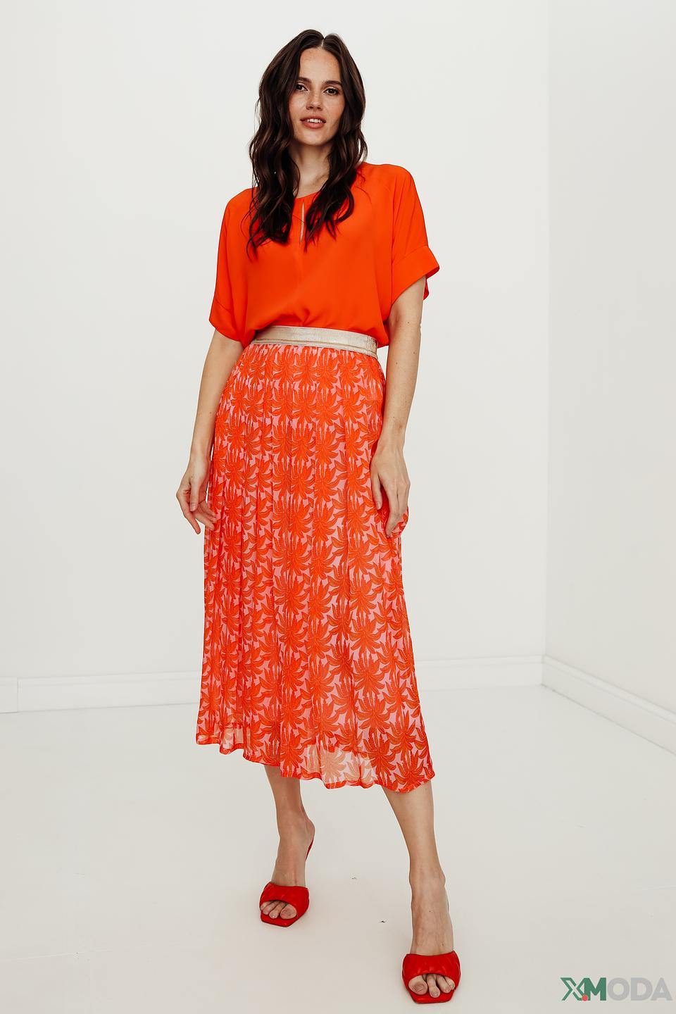 Блуза Luisa Cerano оранжевая