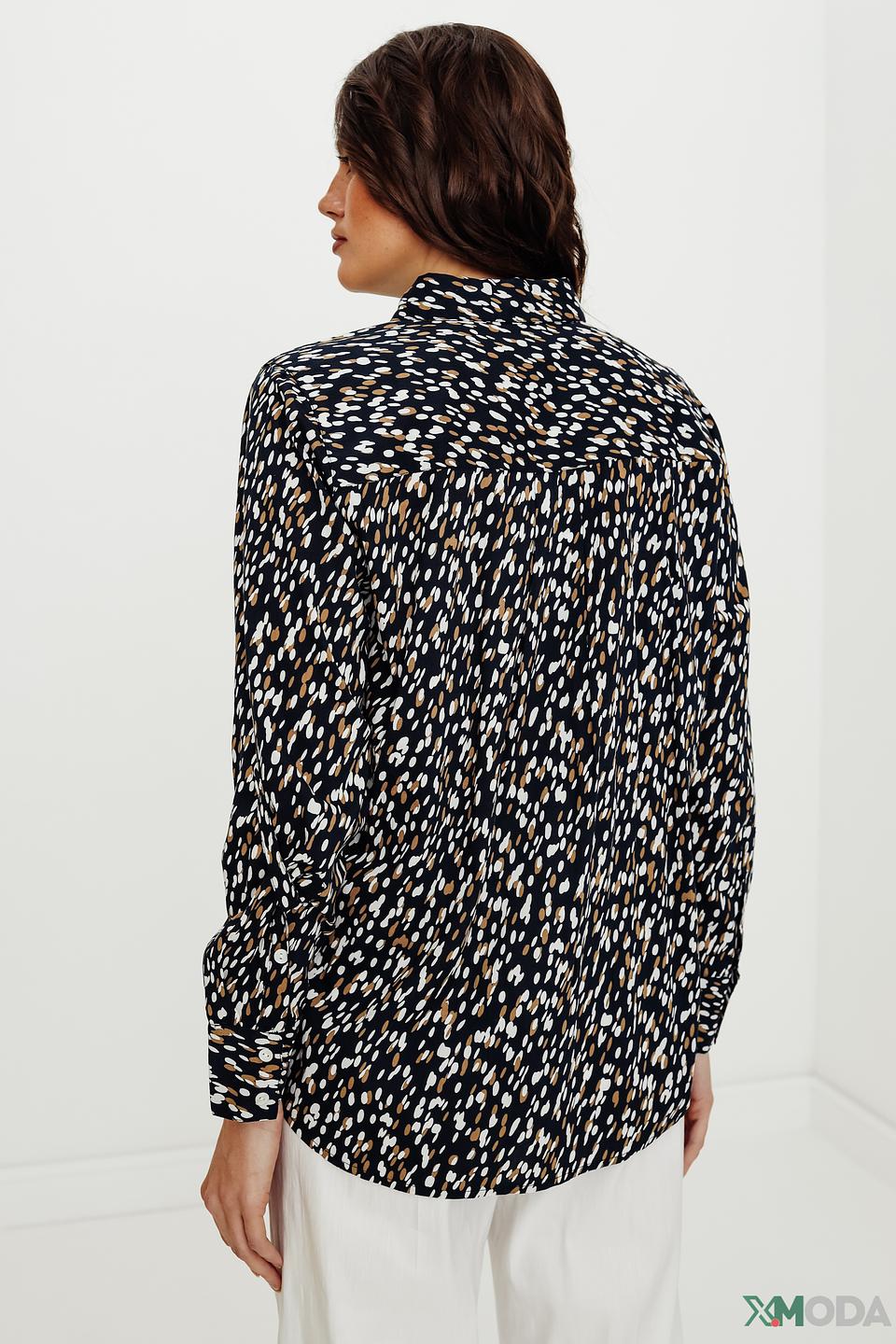 Рубашка Tom Tailor с леопардовым принтом