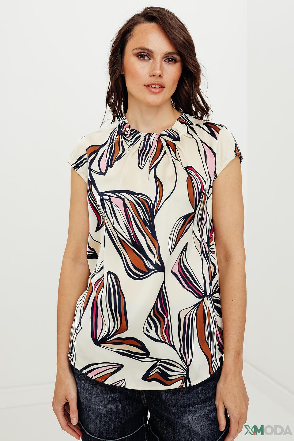 Топ Comma с цветочным принтом