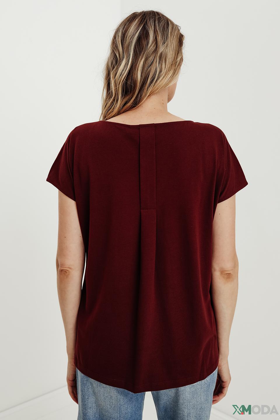 Футболка Gerry Weber с принтом бордовый