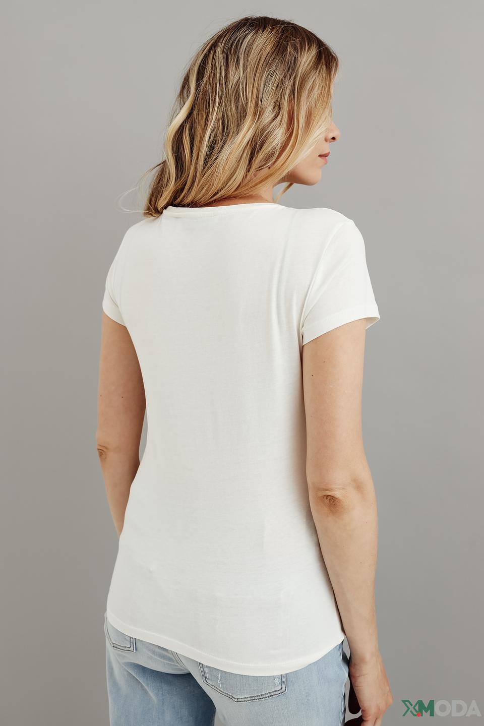 Футболка Tom Tailor denim girl белая