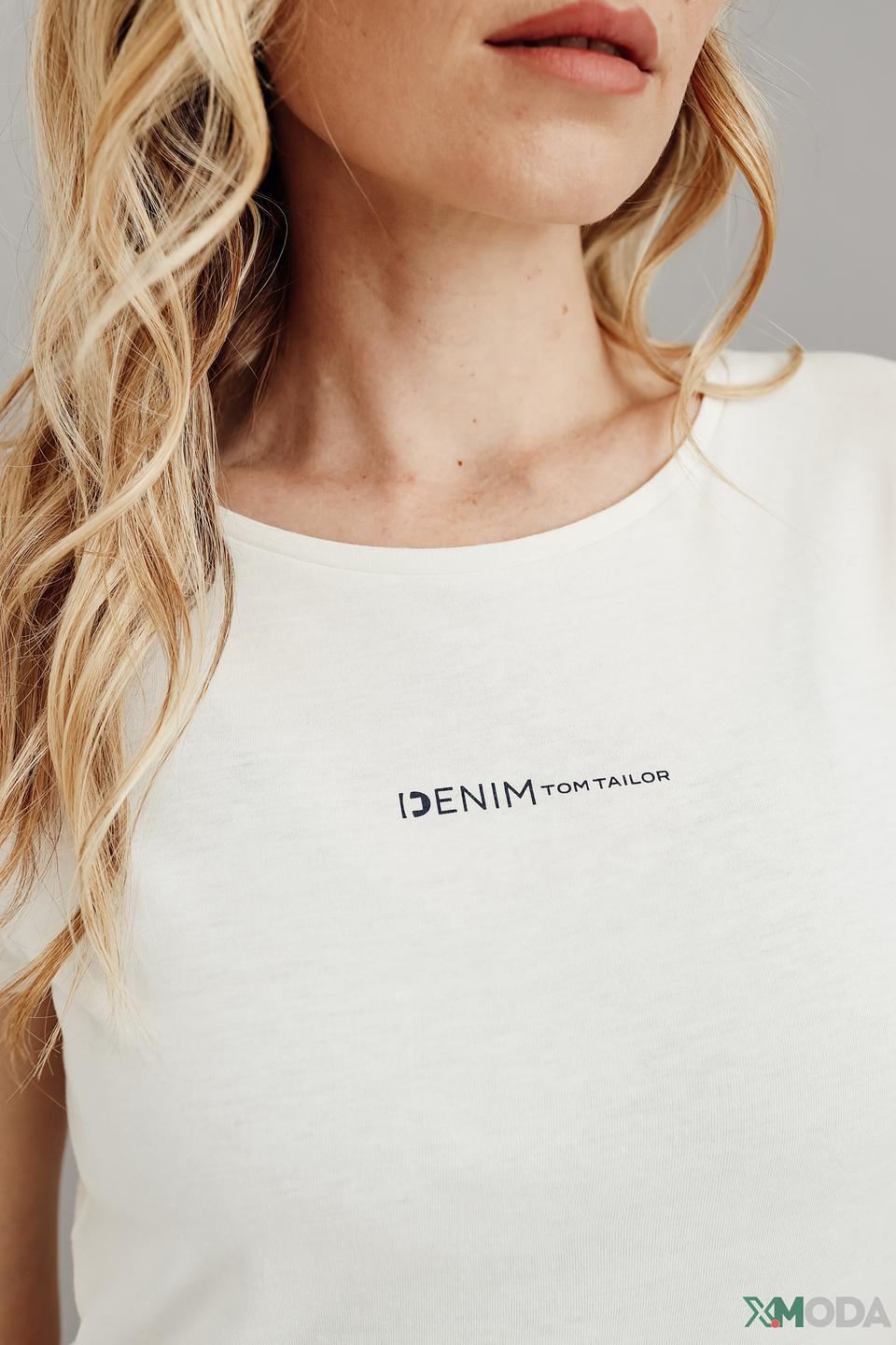Футболка Tom Tailor denim girl белая