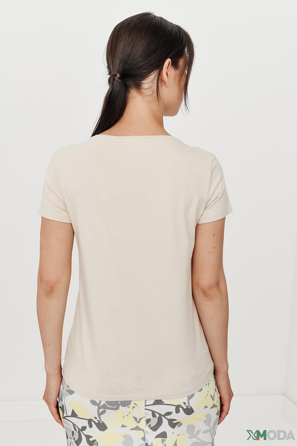 Футболка Tom Tailor denim girl бежевая