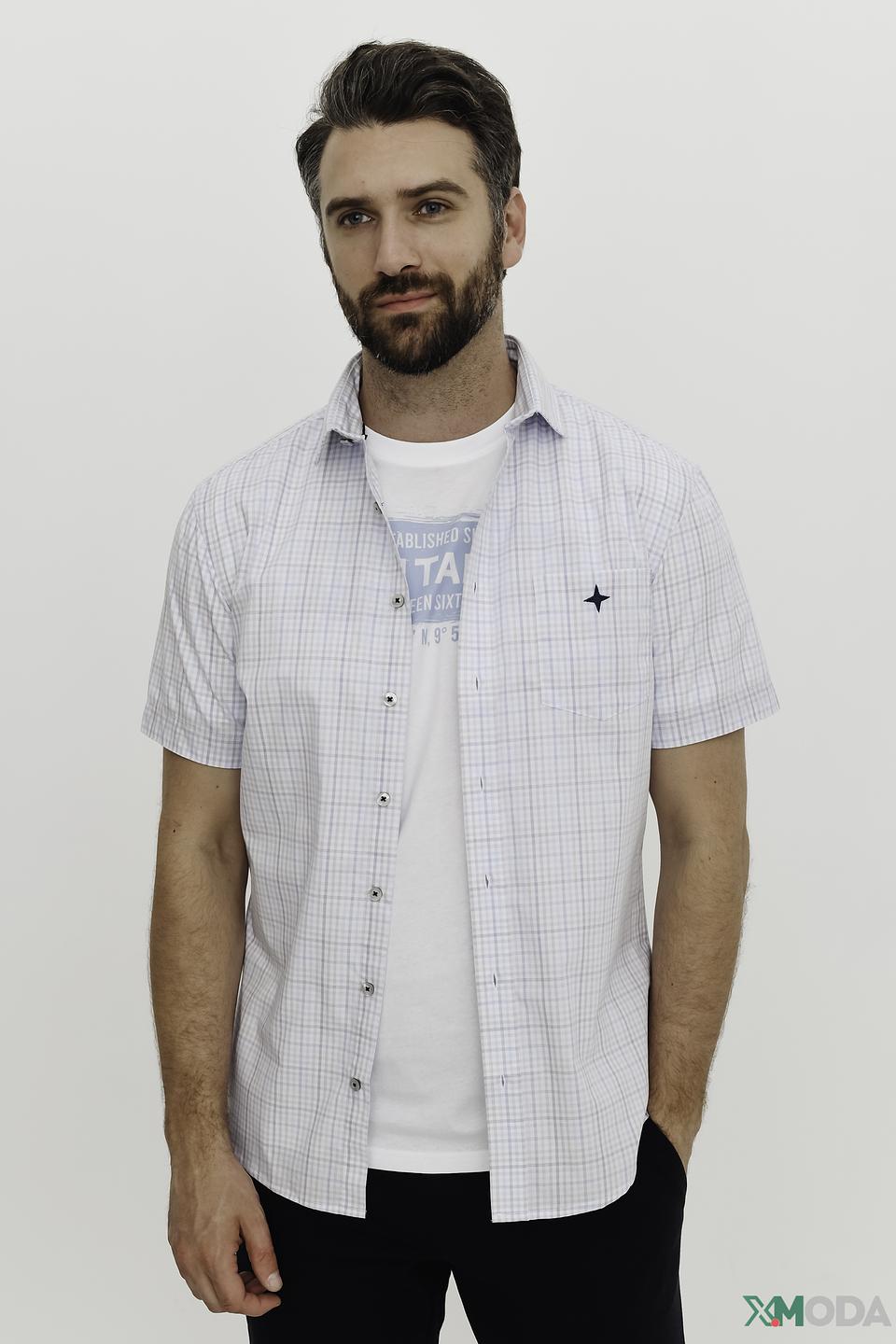 Рубашка кр Haze and Finn в клетку