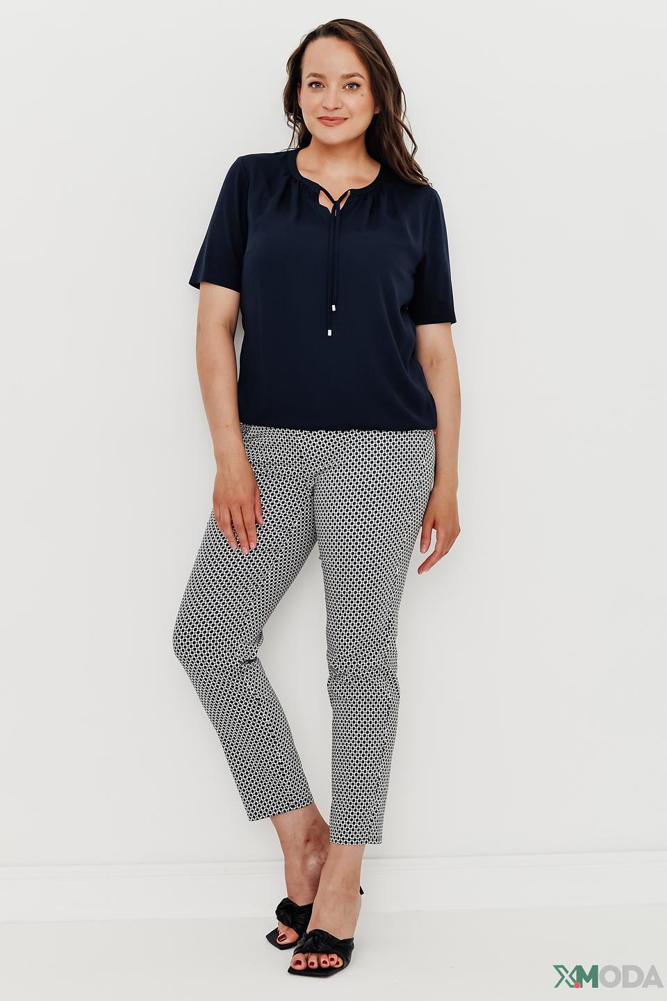 Брюки Frank Walder в горошек