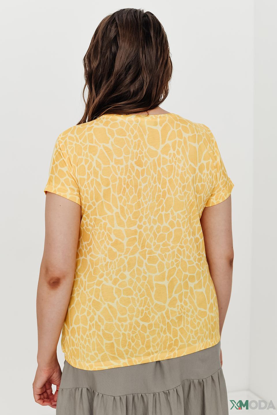 Блуза Thomas Rabe с принтом жёлтый