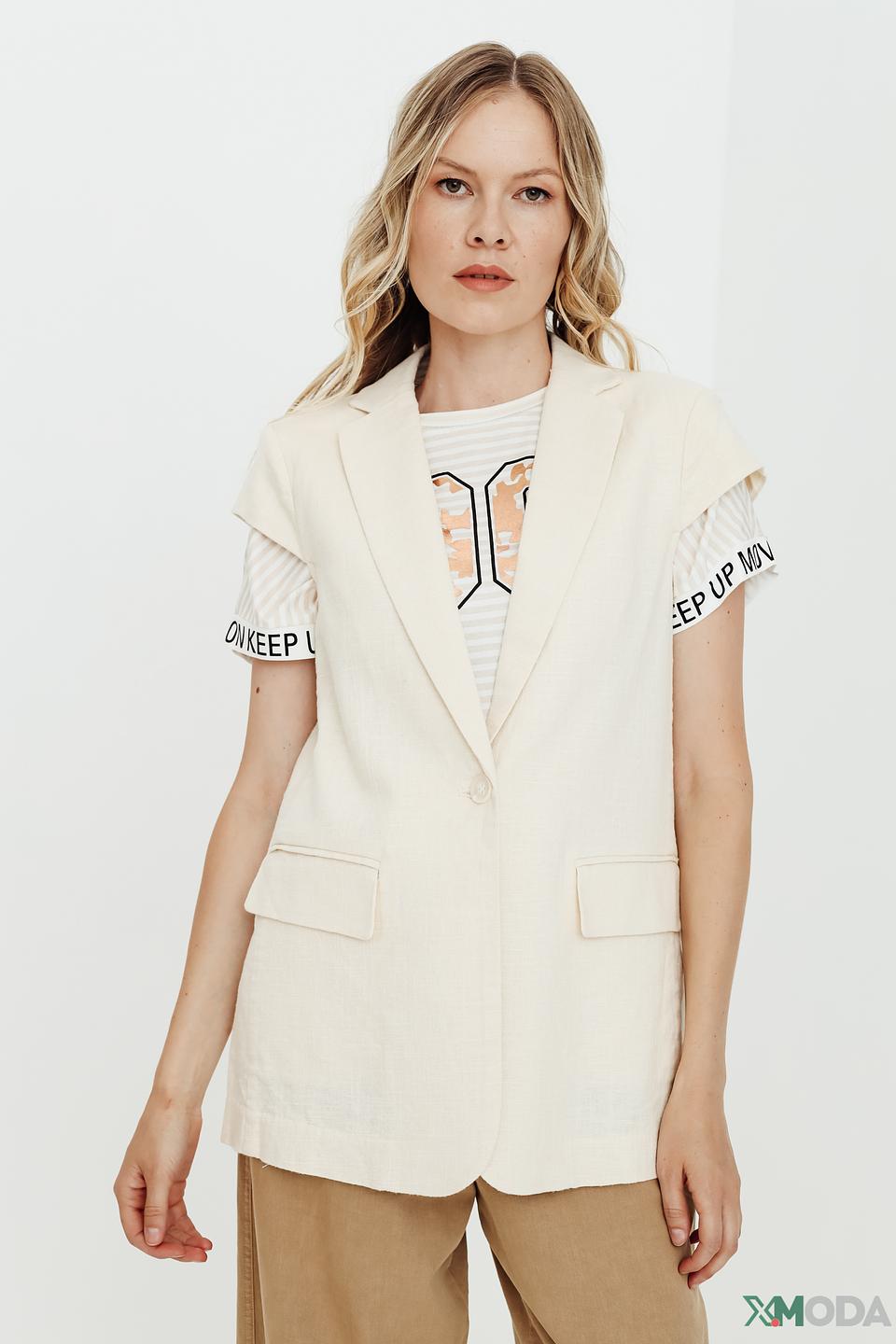 Жакет-жилет Marc Aurel бежевый