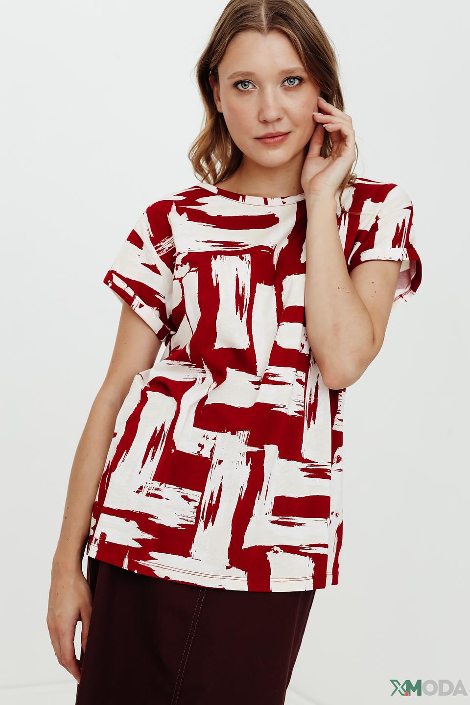 Блуза Gerry Weber с красным принтом