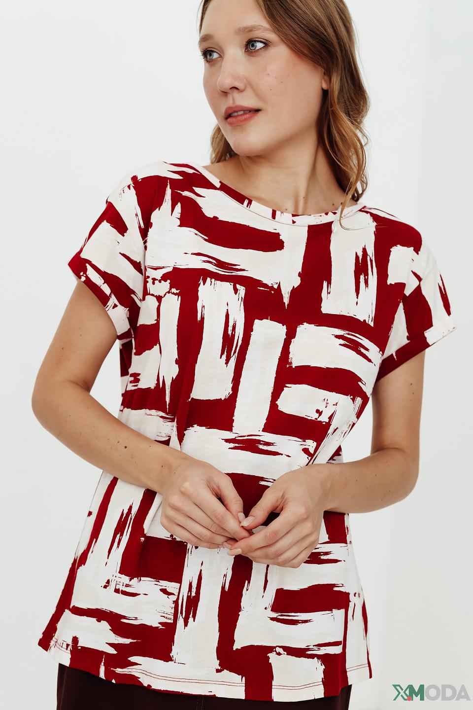 Блуза Gerry Weber с красным принтом