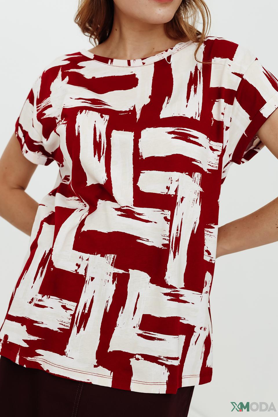 Блуза Gerry Weber с красным принтом