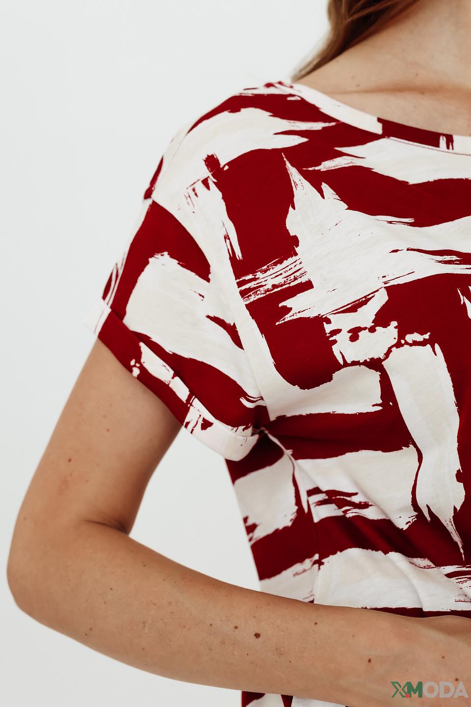 Блуза Gerry Weber с красным принтом