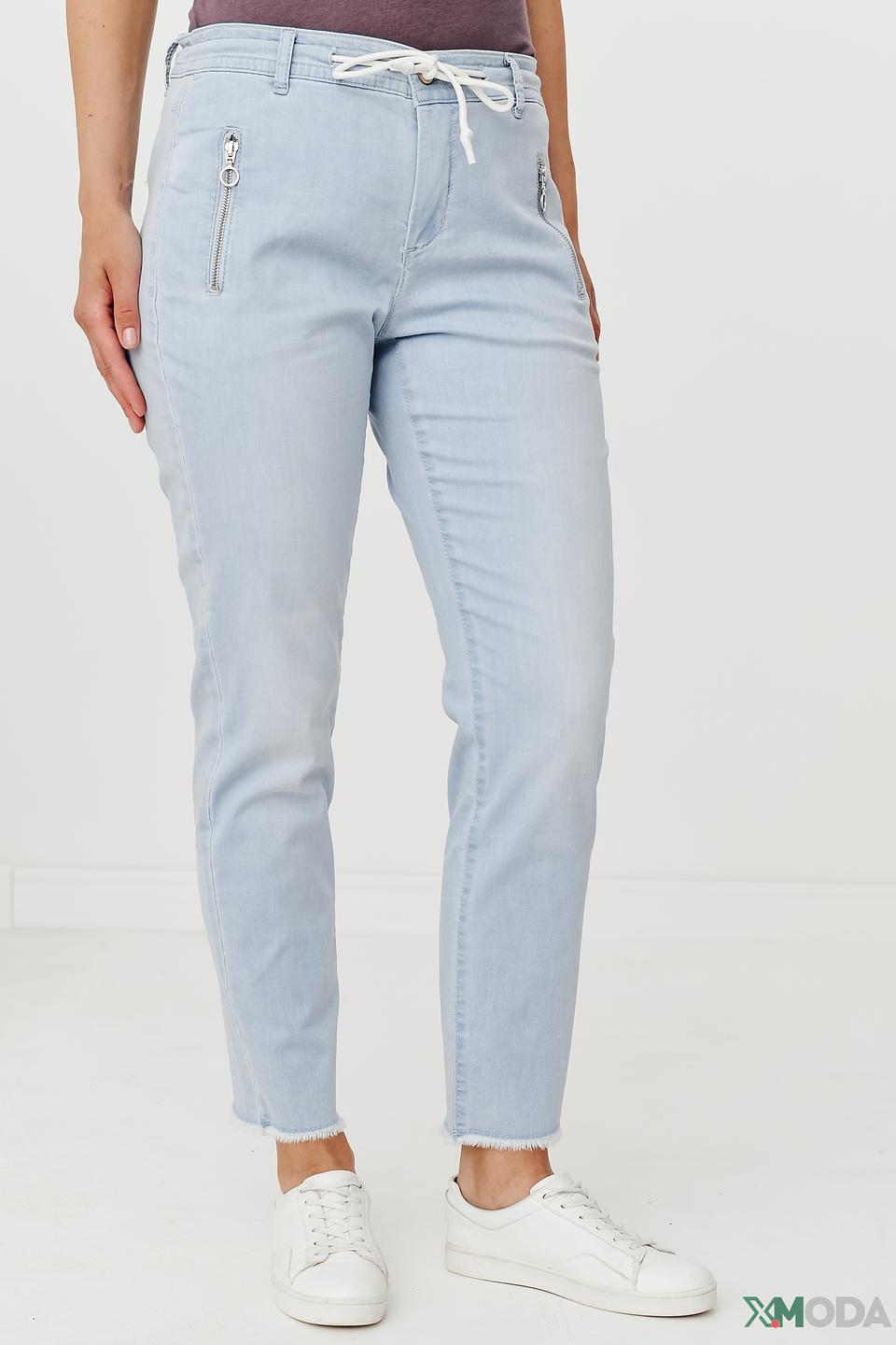 Джинсы Angels с молниями голубые