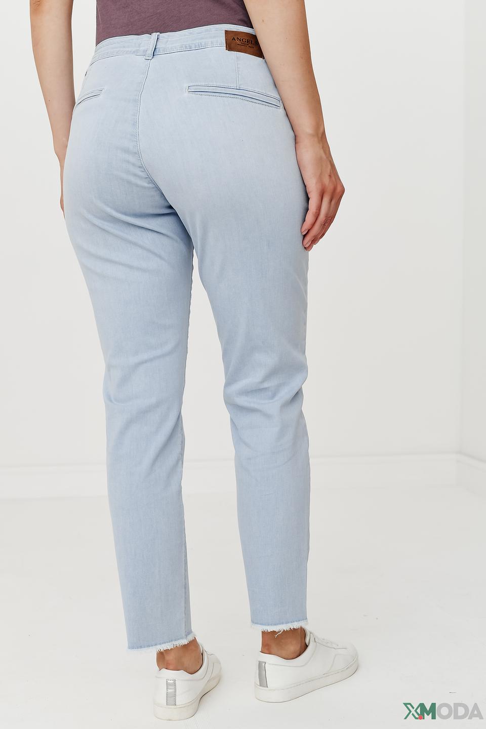 Джинсы Angels с молниями голубые