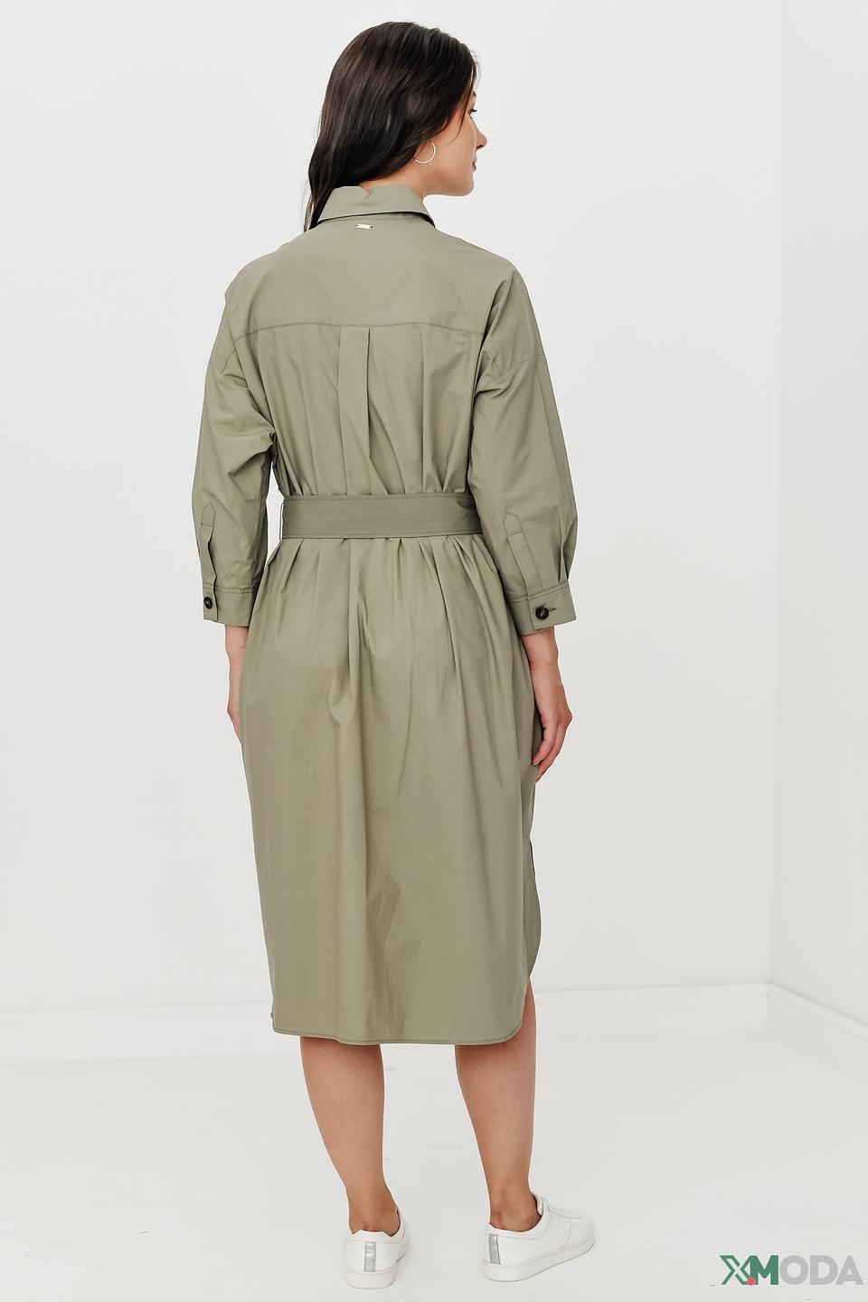 Платье рубашка Cinque хаки