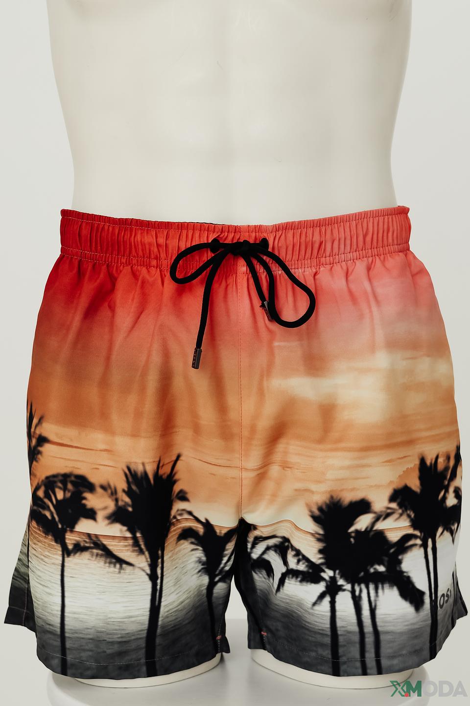 Плавки Boss Business с пальмами оранжевый