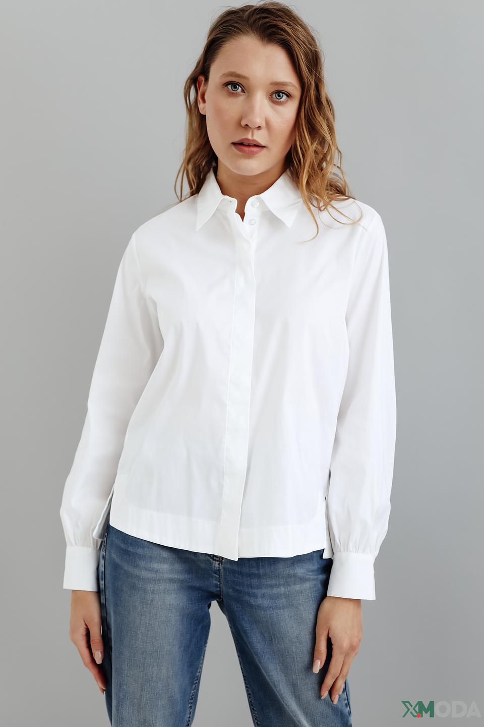 Рубашка Gerry Weber белая с рукавами-фонариками