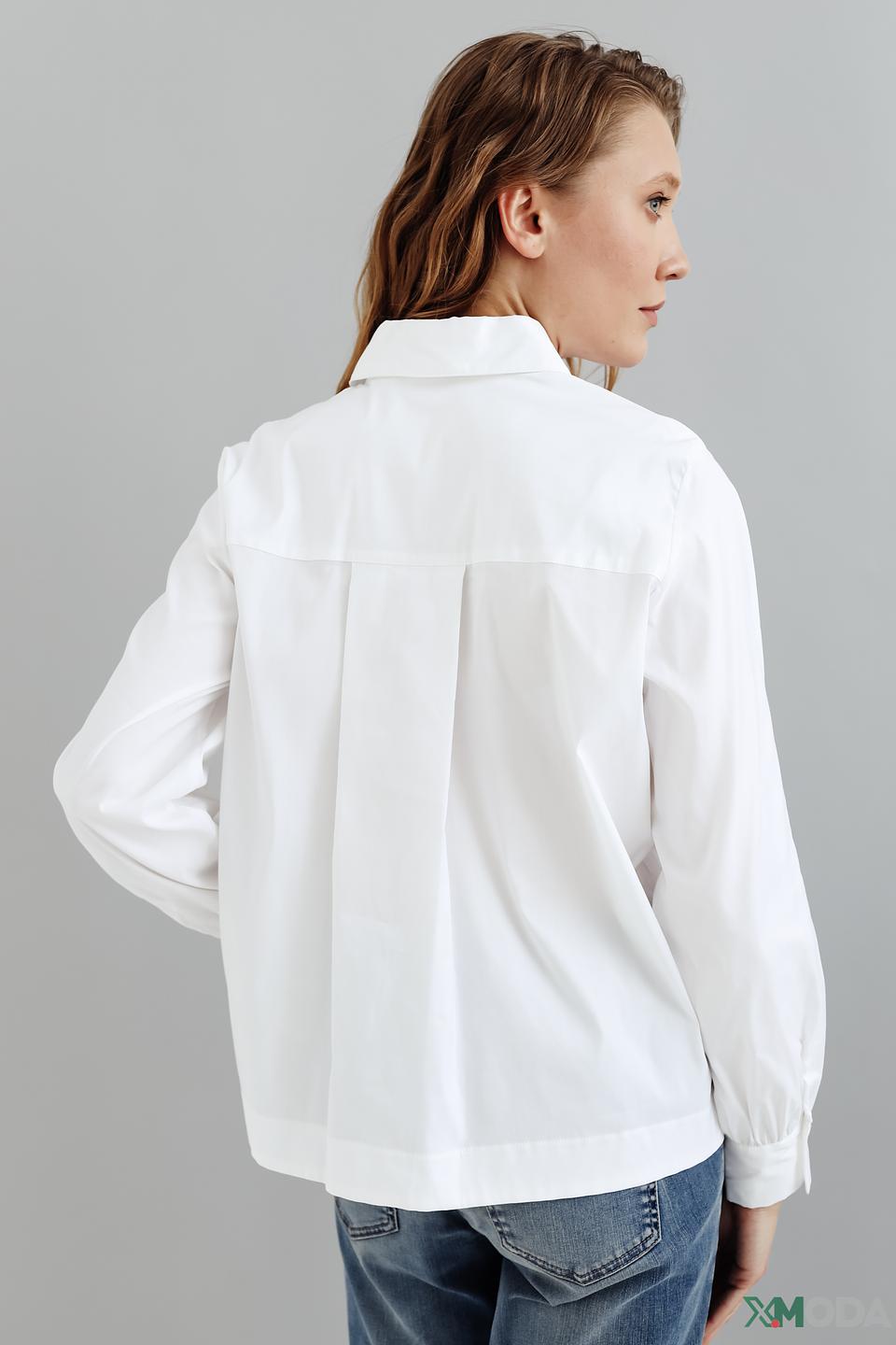 Рубашка Gerry Weber белая с рукавами-фонариками