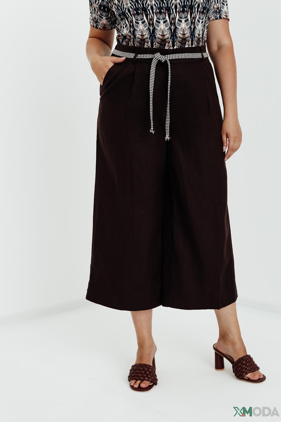 Капри Gerry Weber чёрные с поясом