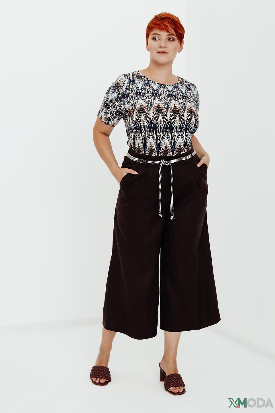 Капри Gerry Weber чёрные с поясом