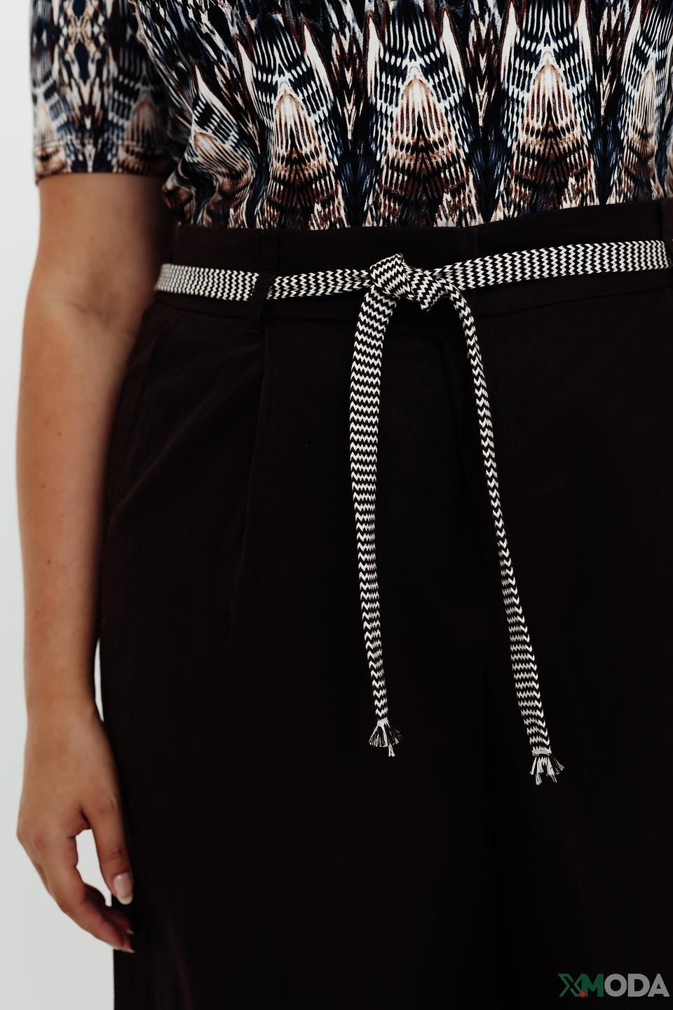 Капри Gerry Weber чёрные с поясом