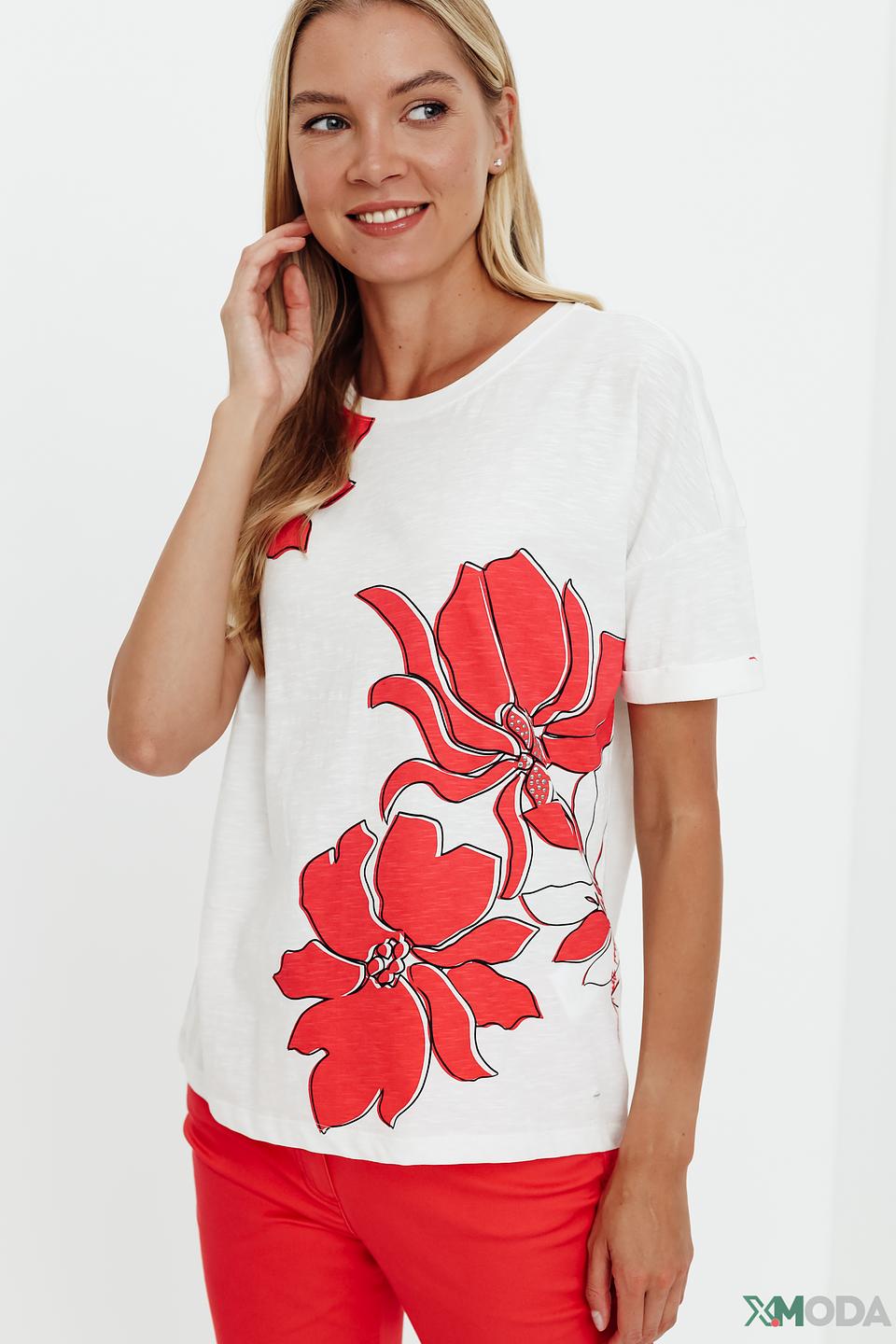 Футболка Olsen с цветами