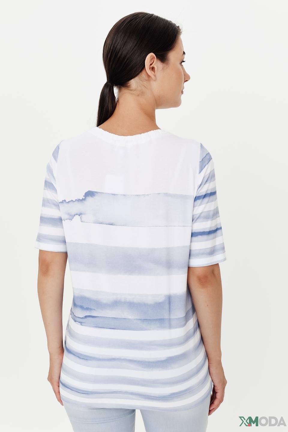 Футболка Erfo с акварельным принтом