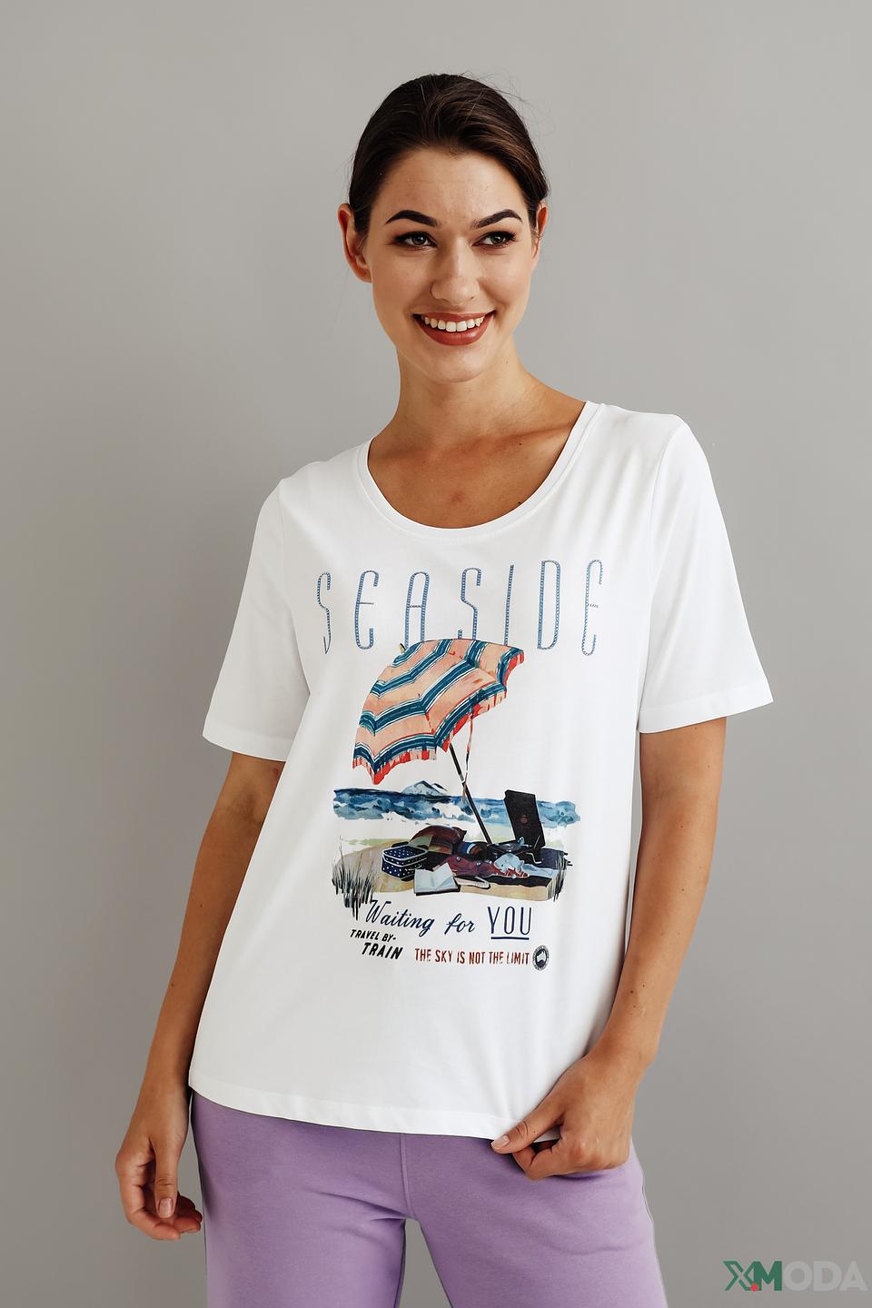 Футболка Margittes с принтом Seaside