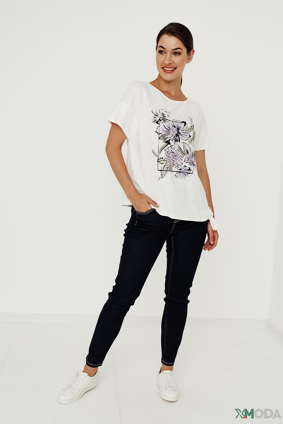 Футболка Lisa Campione с цветочным принтом