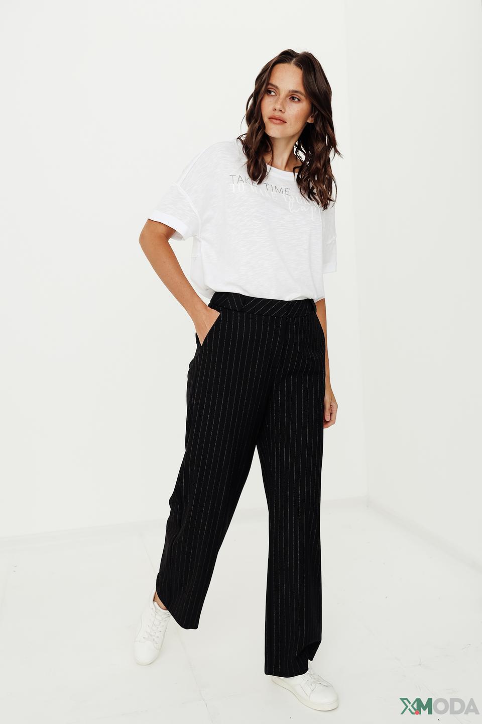 Брюки Comma в полоску