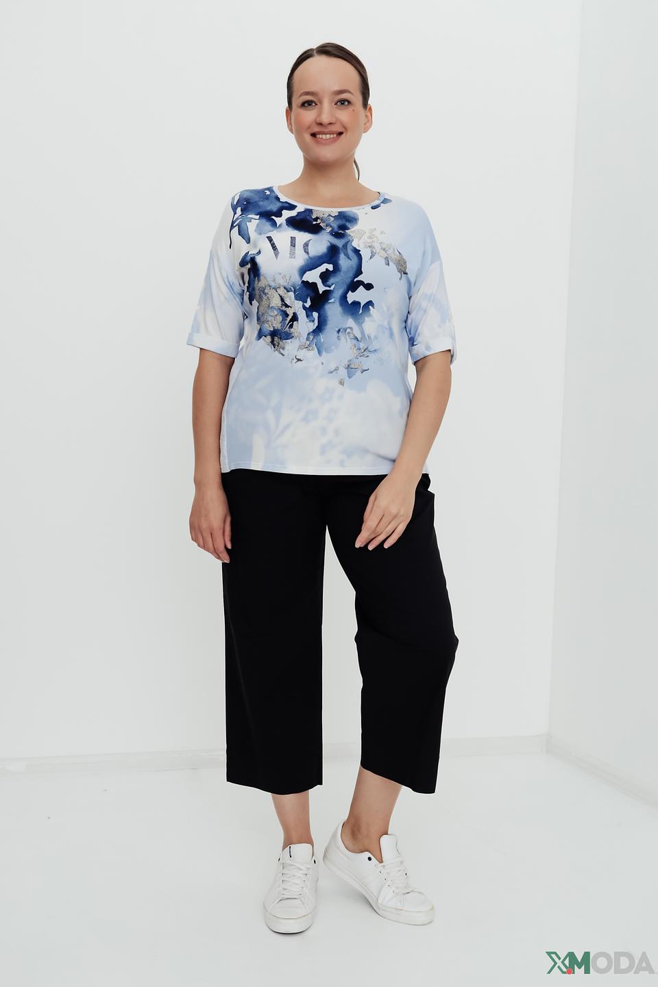 Блуза Frank Walder с цветочным принтом