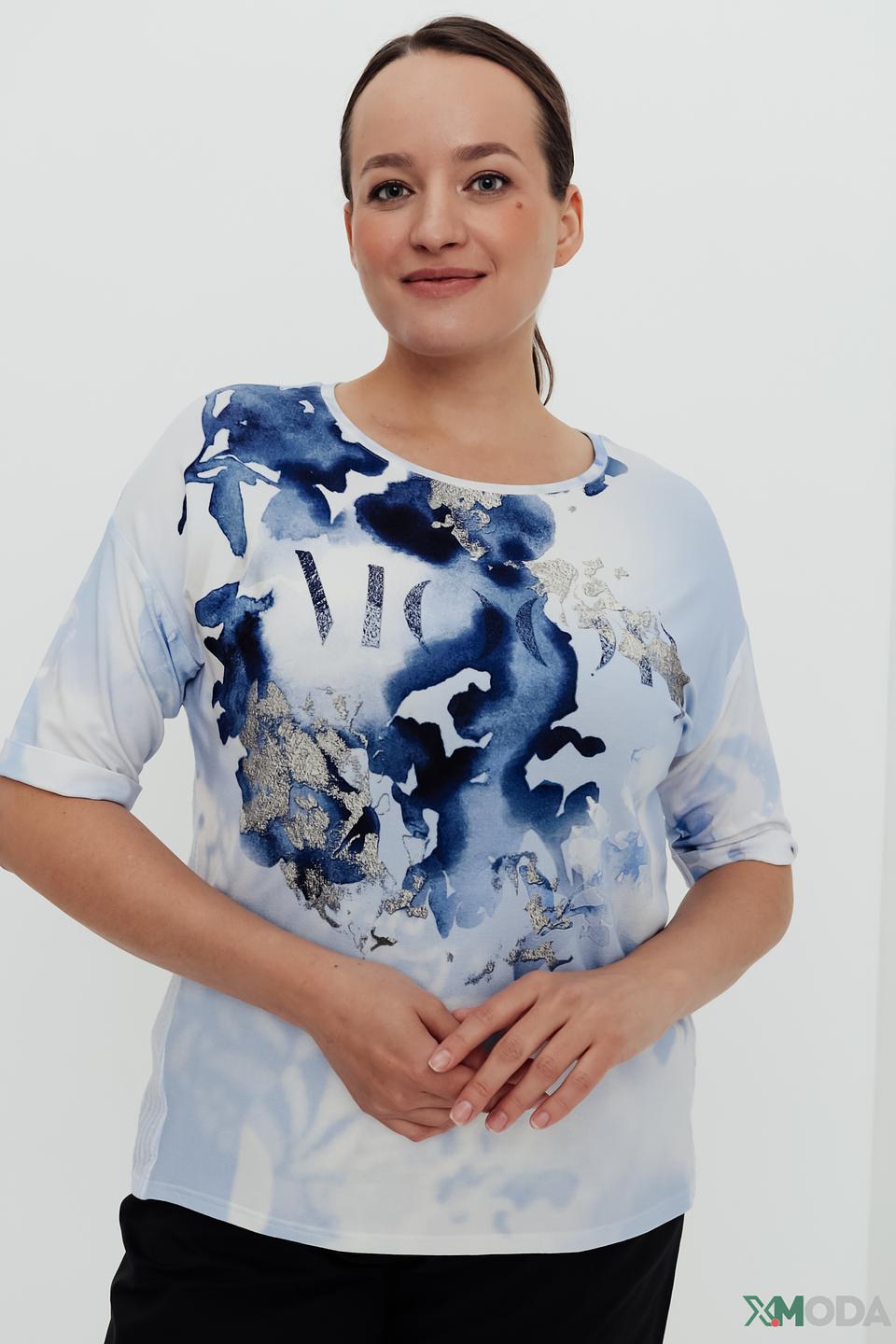 Блуза Frank Walder с цветочным принтом