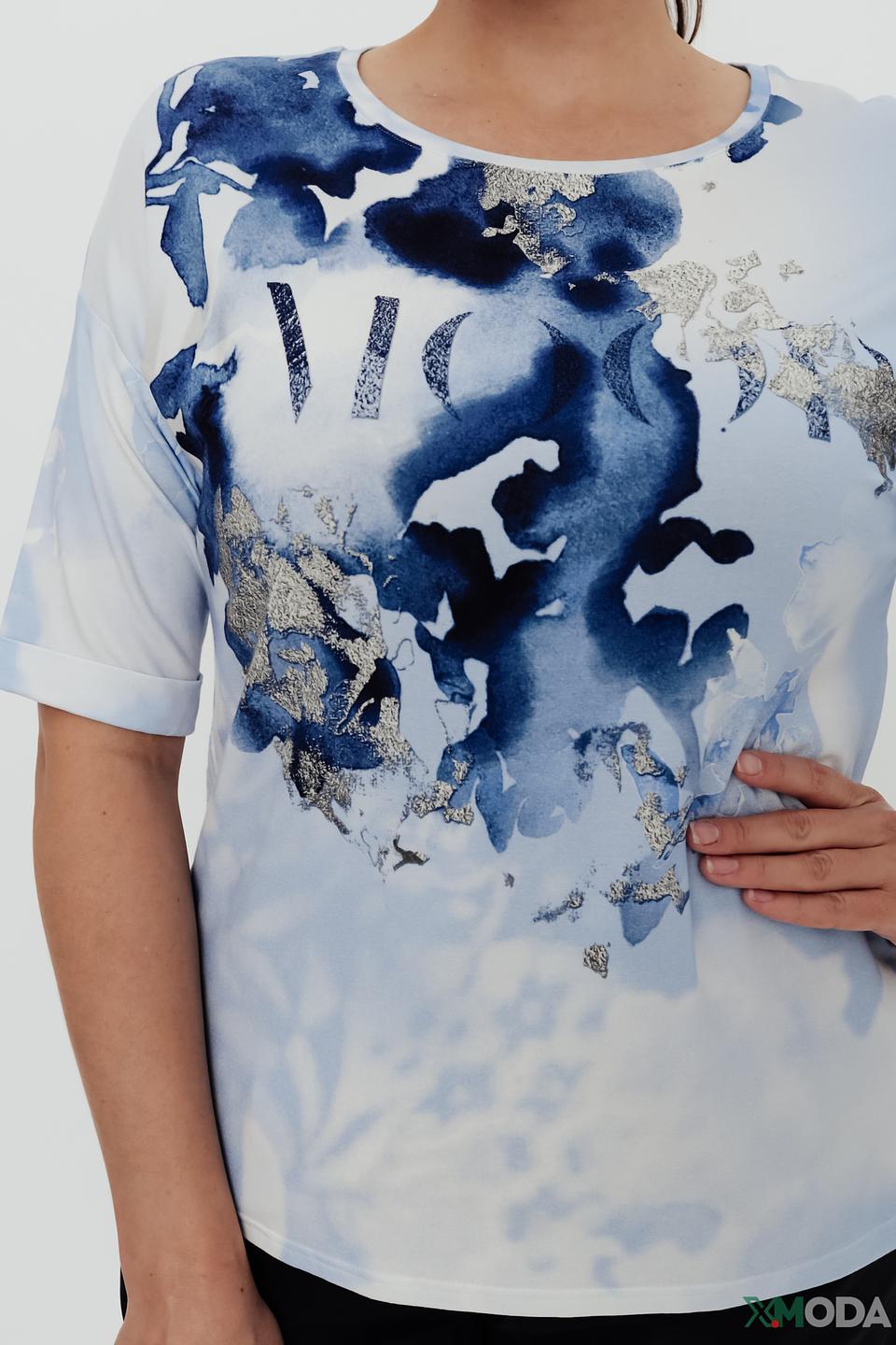 Блуза Frank Walder с цветочным принтом