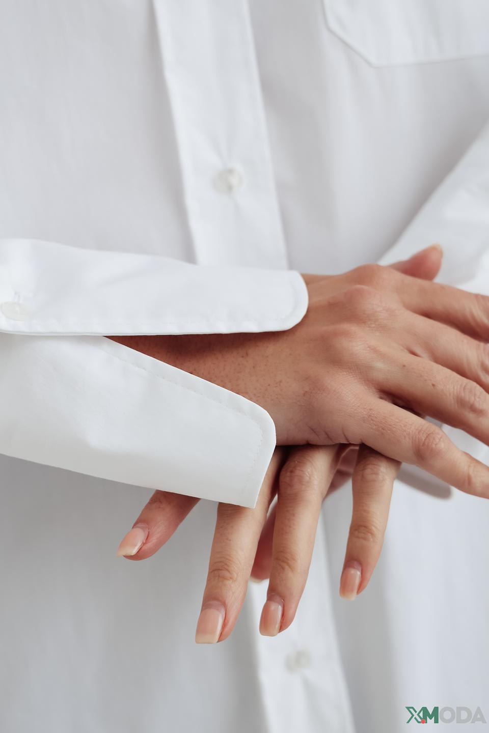 Рубашка Taifun оверсайз белая