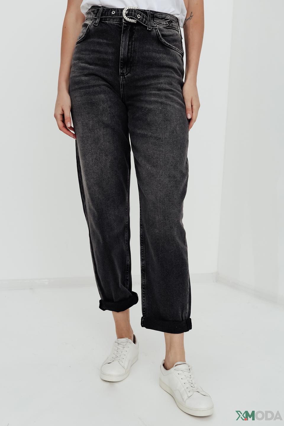 Джинсы Liu-Jo серые mom fit