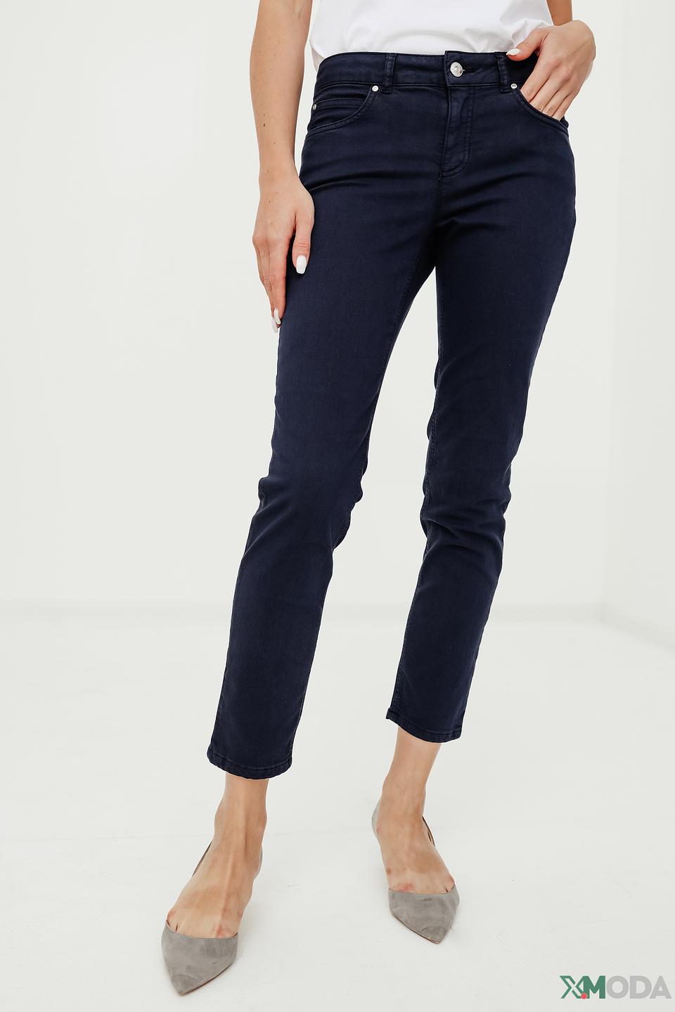 Брюки кл Oui женские тёмно-синие