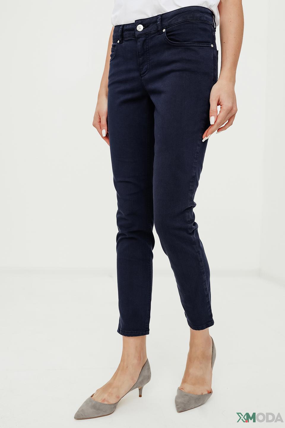 Брюки кл Oui женские тёмно-синие